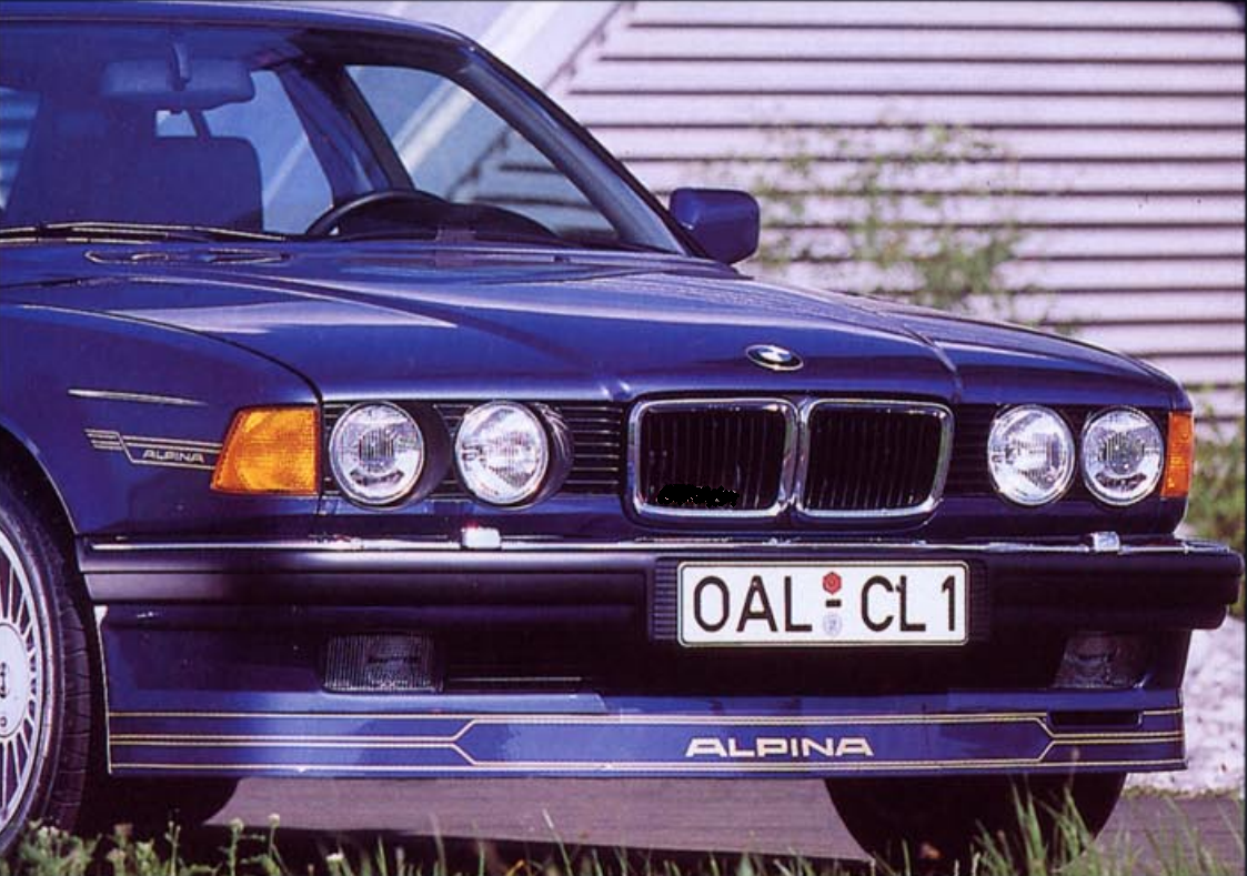 7シリーズE32 ~7/90 フロントスポイラー 750用