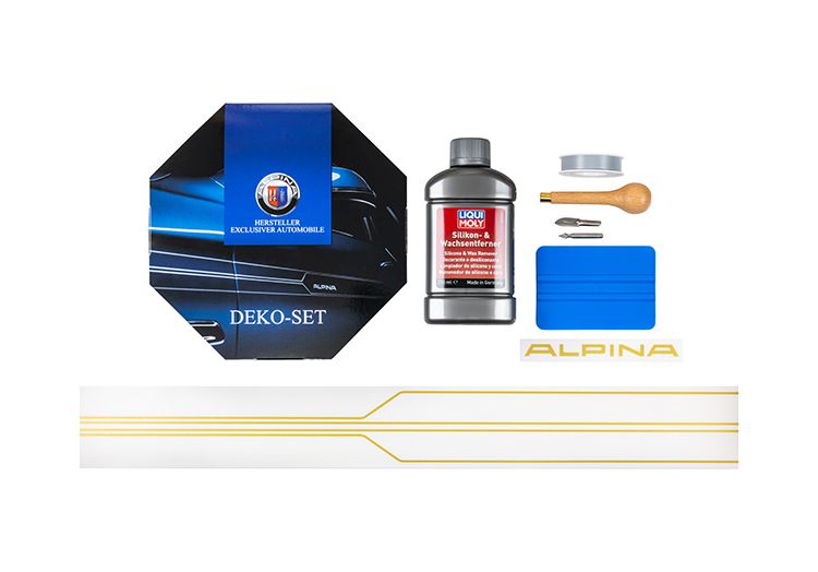 E63、64 LCIデコセット ゴールドピンストライプ フロントスポイラー用