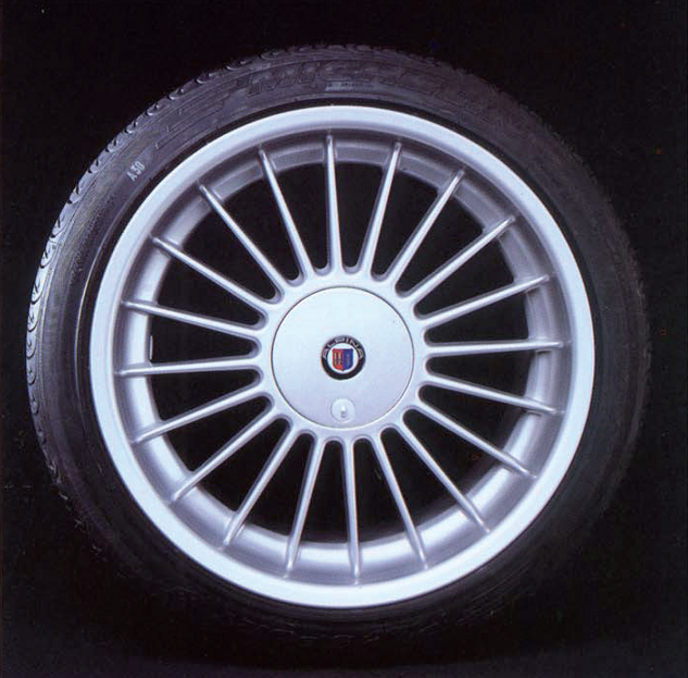 Ｅ３８　アロイホイール　ラウンドリム　フロント用