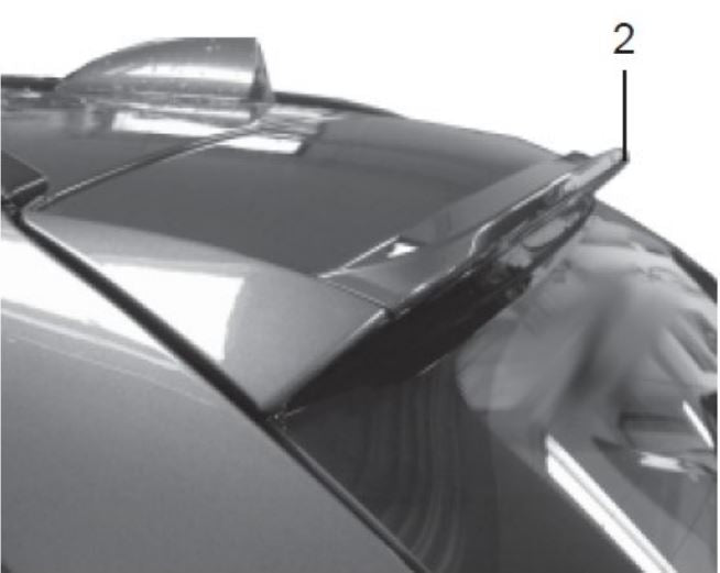 5シリーズ　E61　リアスポイラー